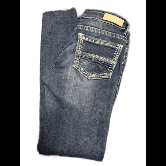 Rock & Roll Cowgirl Denim - Rock & Roll Cowgirl Indigo Jeans with Pink Logo